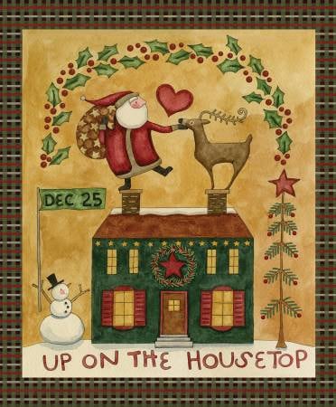 Up on the Housetop by Teresa Kogut 36in x 43in Panel # P14737R-PANEL