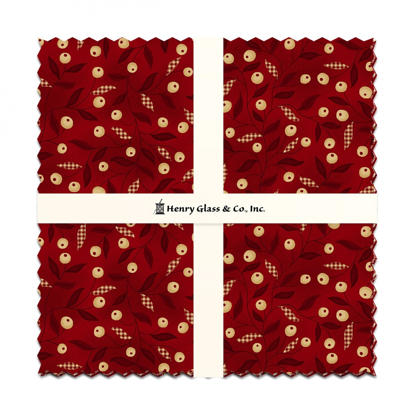 Garnets & Gingham by Kim Diehl 10in Squares Layer Cake, 42pcs # FB610HG-GARNETGINGHAM