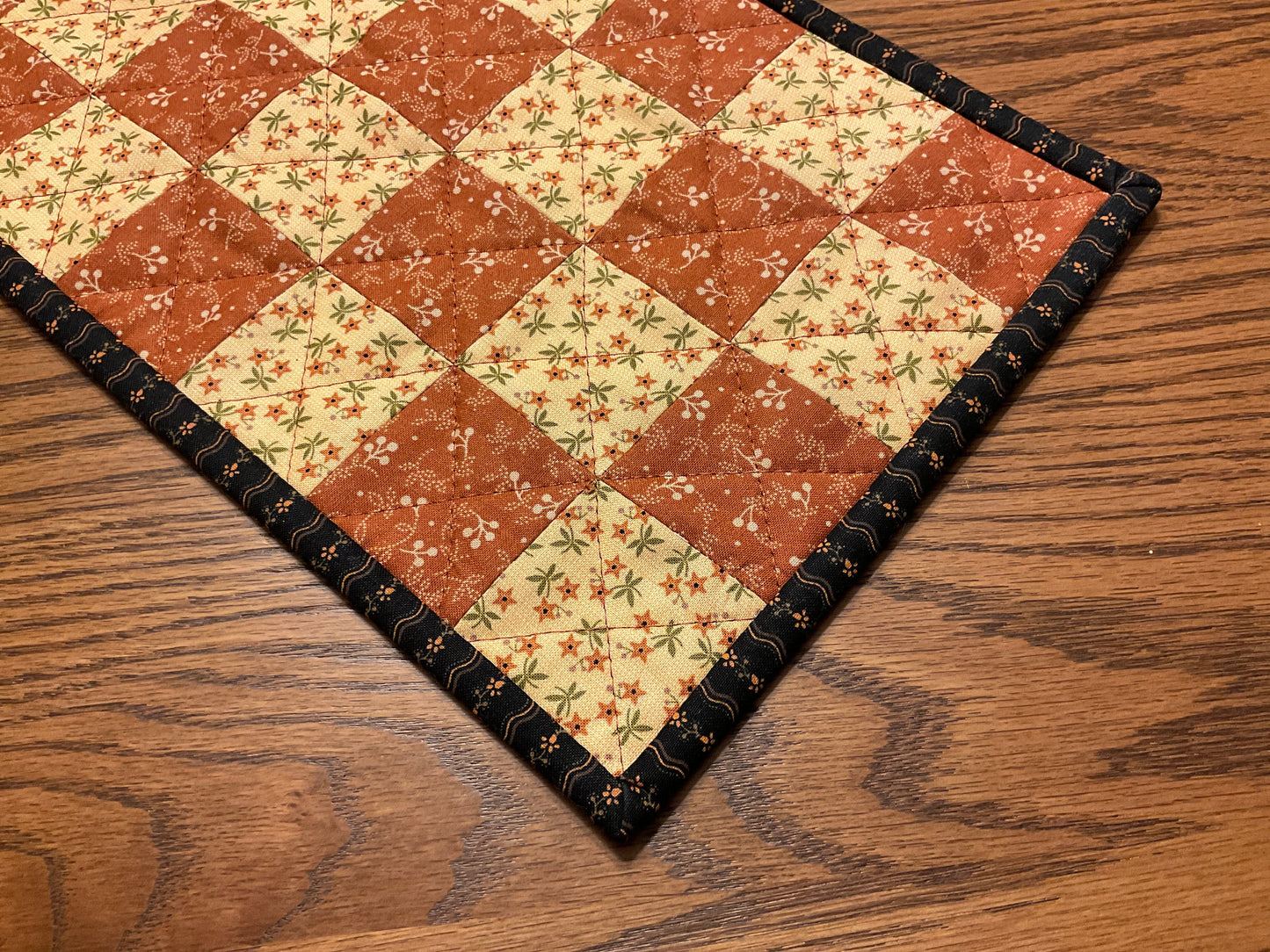 Primitive Farmhouse Autumn Table Runner Item #1929