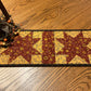 Primitive Farmhouse Autumn Star Table Runner Item #1932