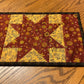 Primitive Farmhouse Autumn Star Table Runner Item #1932