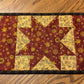 Primitive Farmhouse Autumn Star Table Runner Item #1932