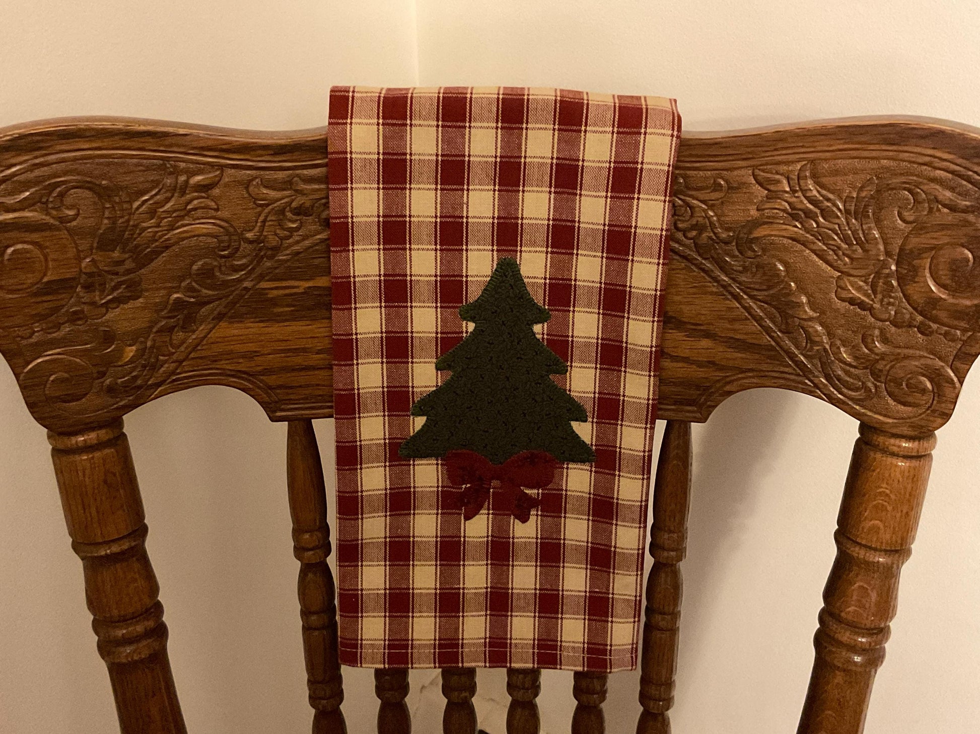 Christmas Primitive Farmhouse Towel Item #1940