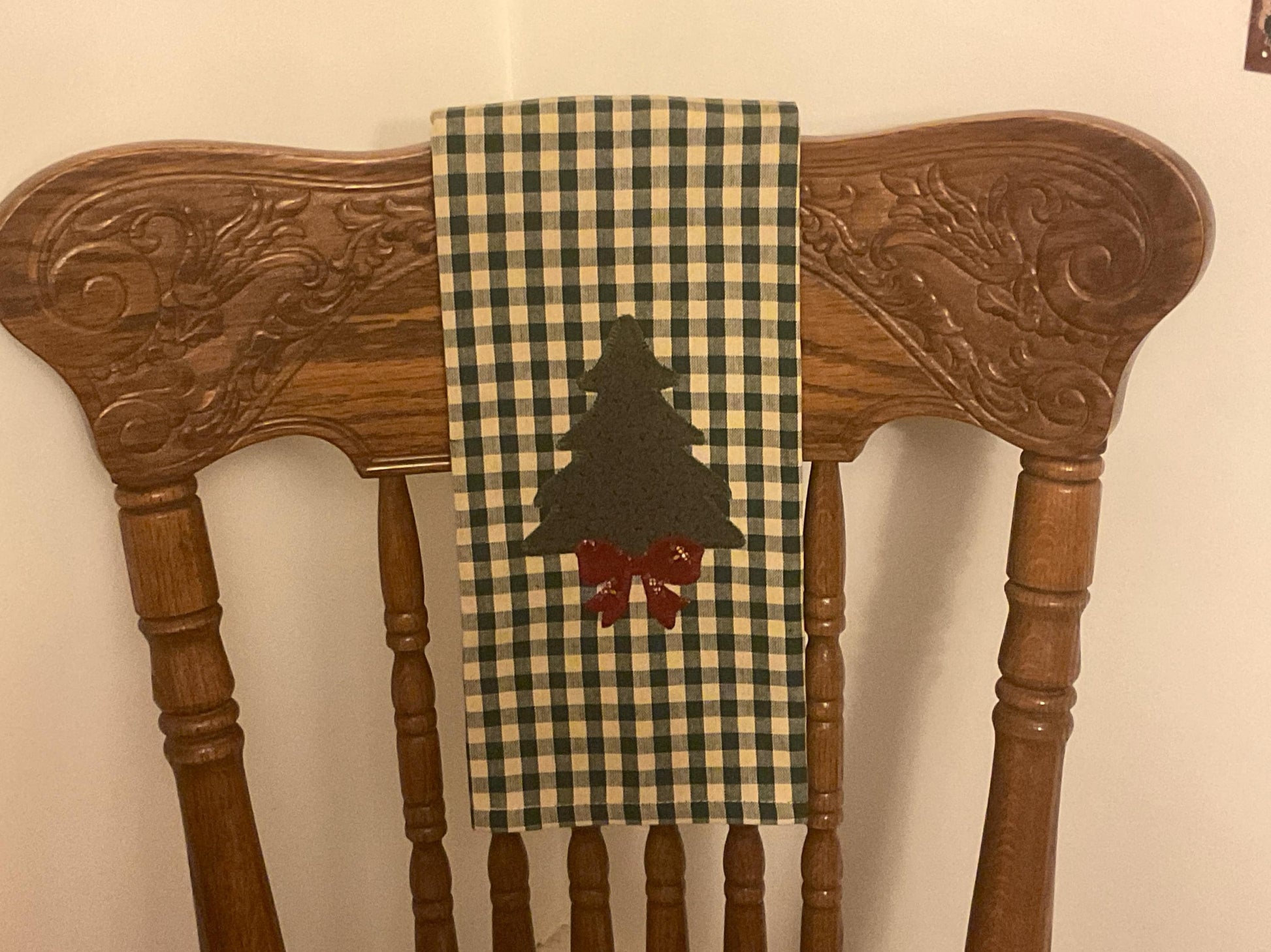 Christmas Primitive Farmhouse Towel Item #1942