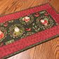 Christmas Primitive Farmhouse Santa Table Runner Item #1947