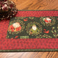 Christmas Primitive Farmhouse Santa Table Runner Item #1947