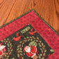 Christmas Primitive Farmhouse Santa Table Runner Item #1948