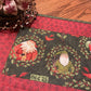 Christmas Primitive Farmhouse Santa Table Runner Item #1948