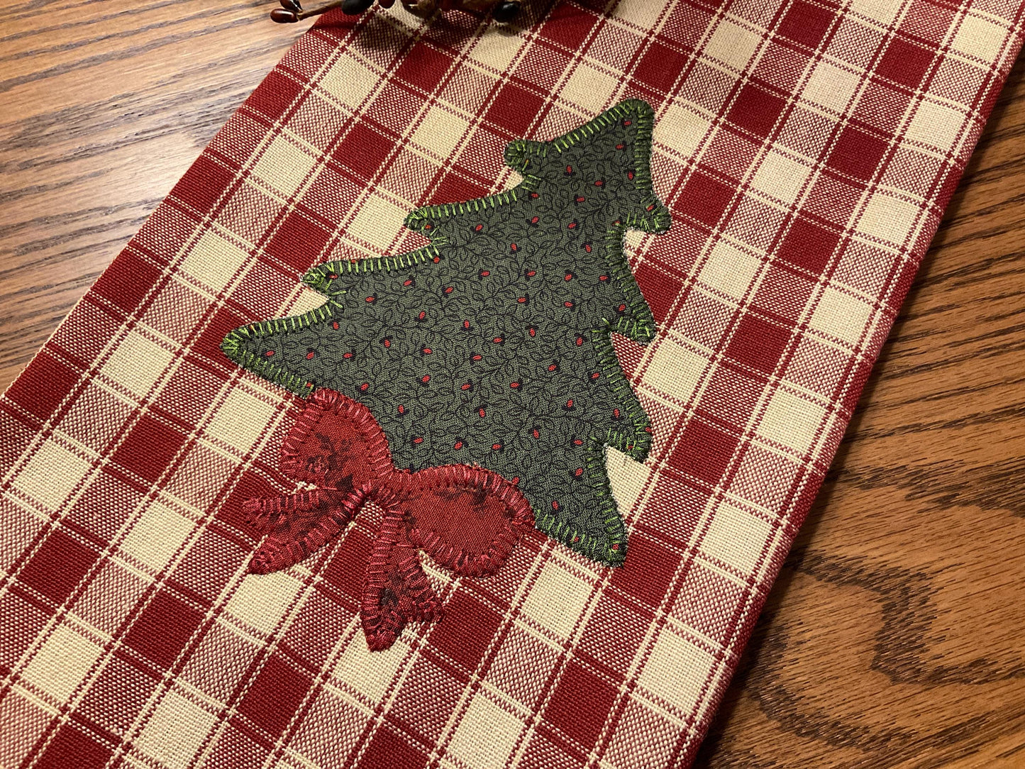 Christmas Primitive Farmhouse Towel Item #1940