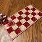 Primitive Farmhouse Valentine Table Runner Item #1964