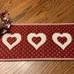Primitive Farmhouse Valentine Table Topper Item #1962