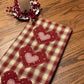 Primitive Farmhouse Valentine Towel Item #1954