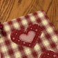 Primitive Farmhouse Valentine Towel Item #1954