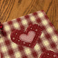 Primitive Farmhouse Valentine Towel Item #1955
