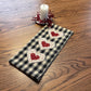 Primitive Farmhouse Valentine Towel Item #1965