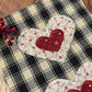 Primitive Farmhouse Valentine Towel Item #1958