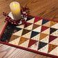 Primitive Farmhouse Scrappy Table Runner Item #1970