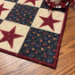 Primitive Farmhouse Americana Star Table Topper Item # 1971