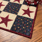 Primitive Farmhouse Americana Star Table Topper Item # 1978