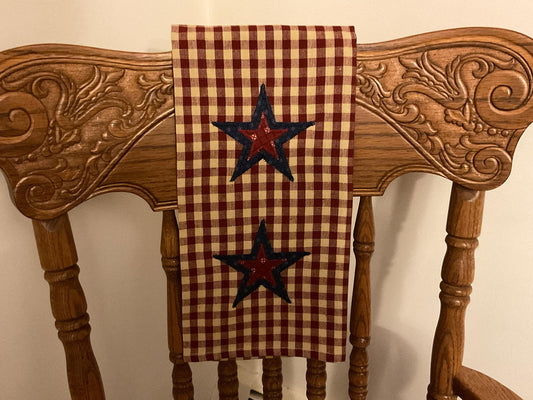 Primitive Farmhouse Autumn Americana Towel Item #1975