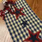 Primitive Farmhouse Autumn Americana Towel Item #1977