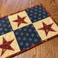 Primitive Farmhouse Americana Star Table Runner Item #1979