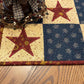 Primitive Farmhouse Americana Star Table Runner Item #1979