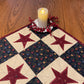 Primitive Farmhouse Americana Star Table Topper Item # 1971