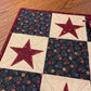 Primitive Farmhouse Americana Star Table Topper Item # 1971