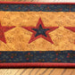 Primitive Farmhouse Americana Table Runner Item #1983