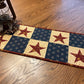 Primitive Farmhouse Americana Star Table Runner Item #1979