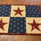 Primitive Farmhouse Americana Star Table Runner Item #1979