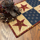 Primitive Farmhouse Americana Star Table Runner Item #1979