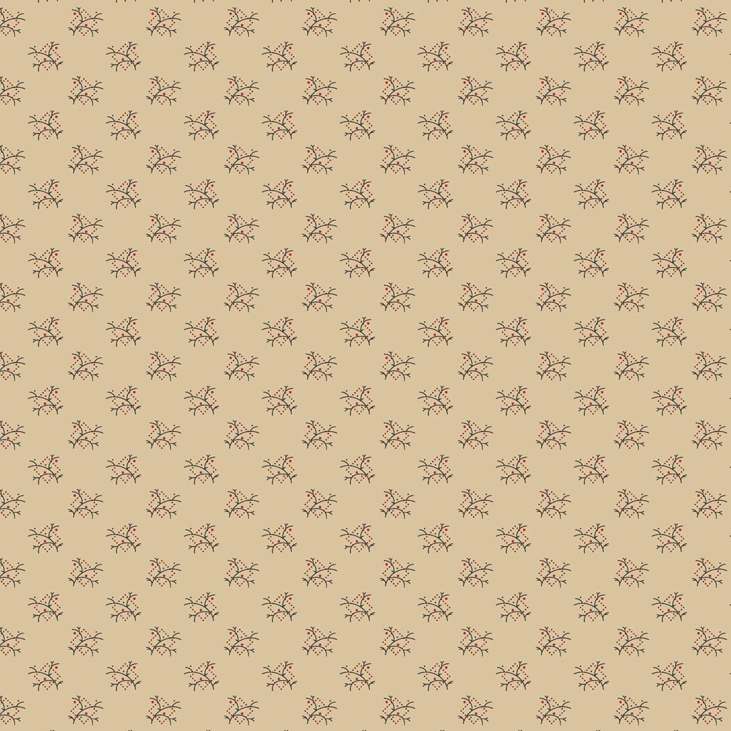 Cheddar and Coal 3 by Pam Buda Cream Twigs # R171477D-CREAM