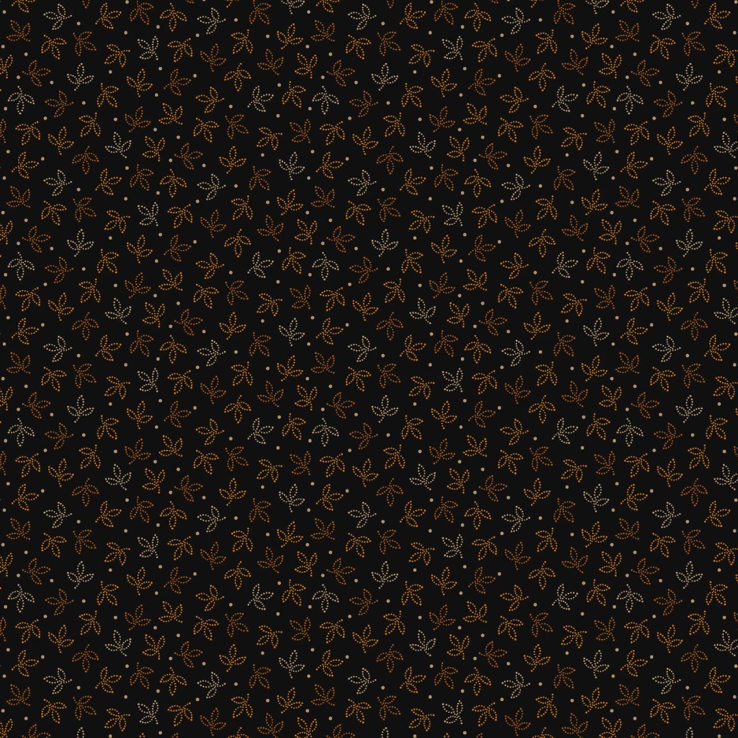 Cheddar and Coal 3 by Pam Buda Black Leaves # R171480D-BLACK