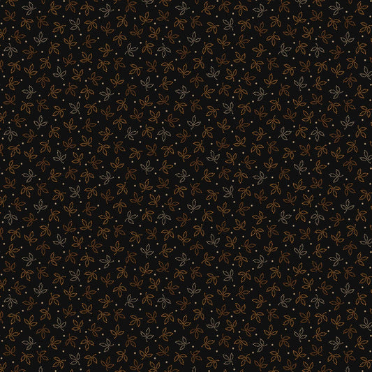 Cheddar and Coal 3 by Pam Buda Black Leaves # R171480D-BLACK