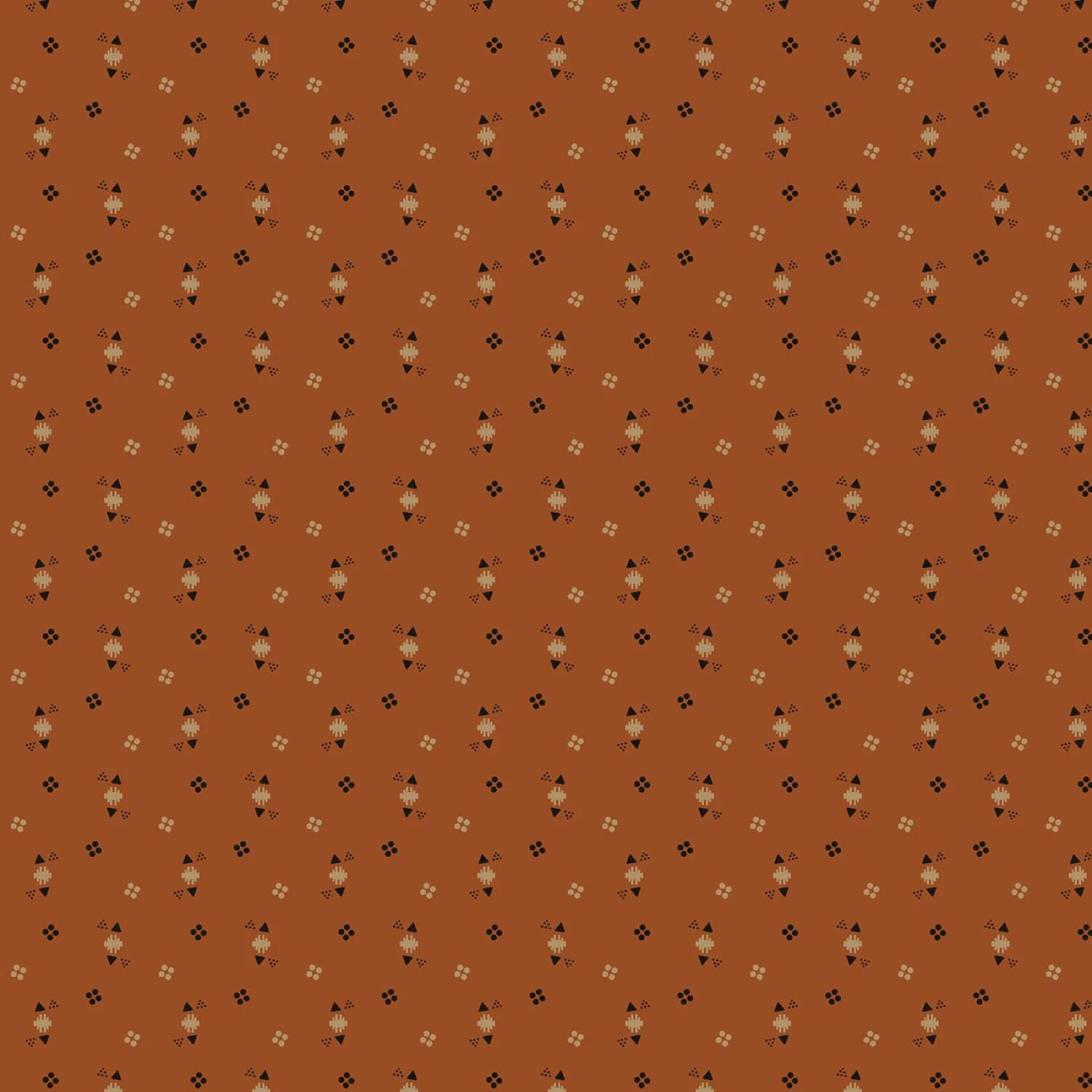 Cheddar and Coal 3 by Pam Buda Cheddar Triangle Dots # R171481D-CHEDDAR