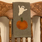 Primitive Farmhouse Autumn Halloween Towel Item #1986