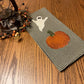Primitive Farmhouse Autumn Halloween Towel Item #1986