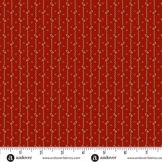 Bridgeport by Jo Morton Red Deco Stitch A5607R