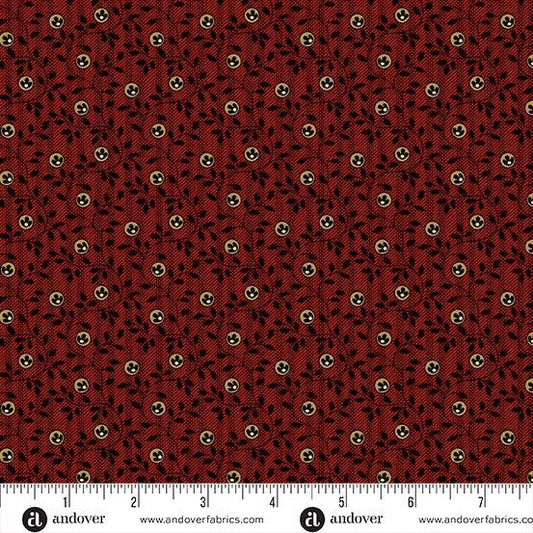 Bridgeport by Jo Morton Red Striped Vine A5603R