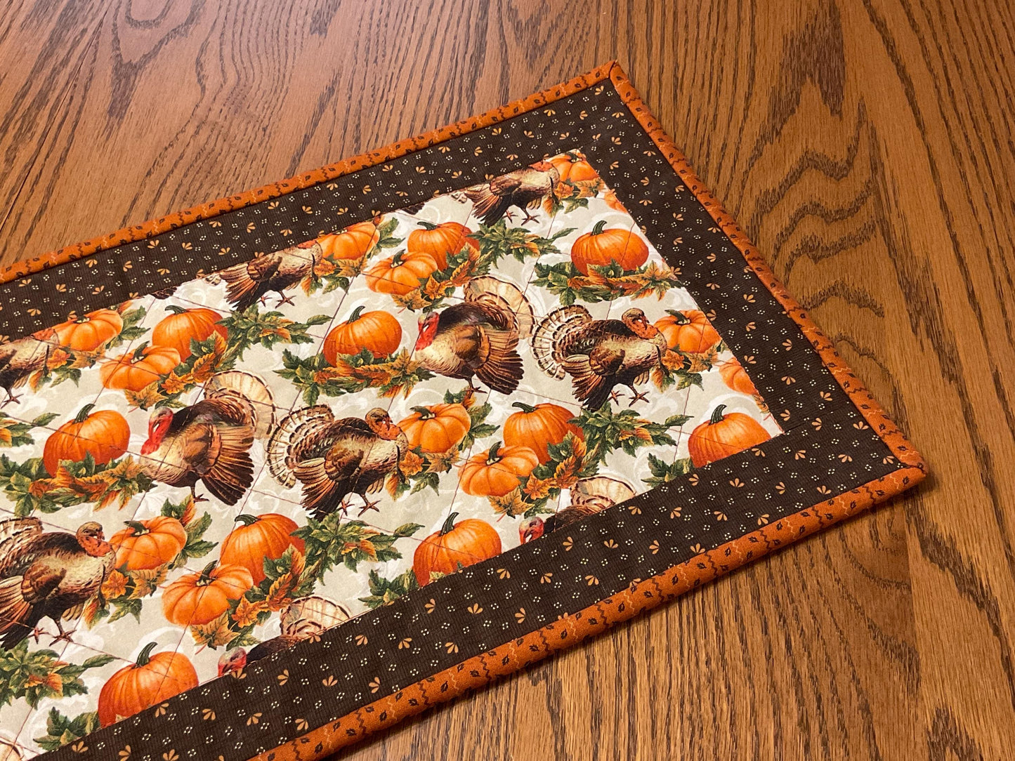 Primitive Farmhouse Thanksgiving Table Runner Item #1989