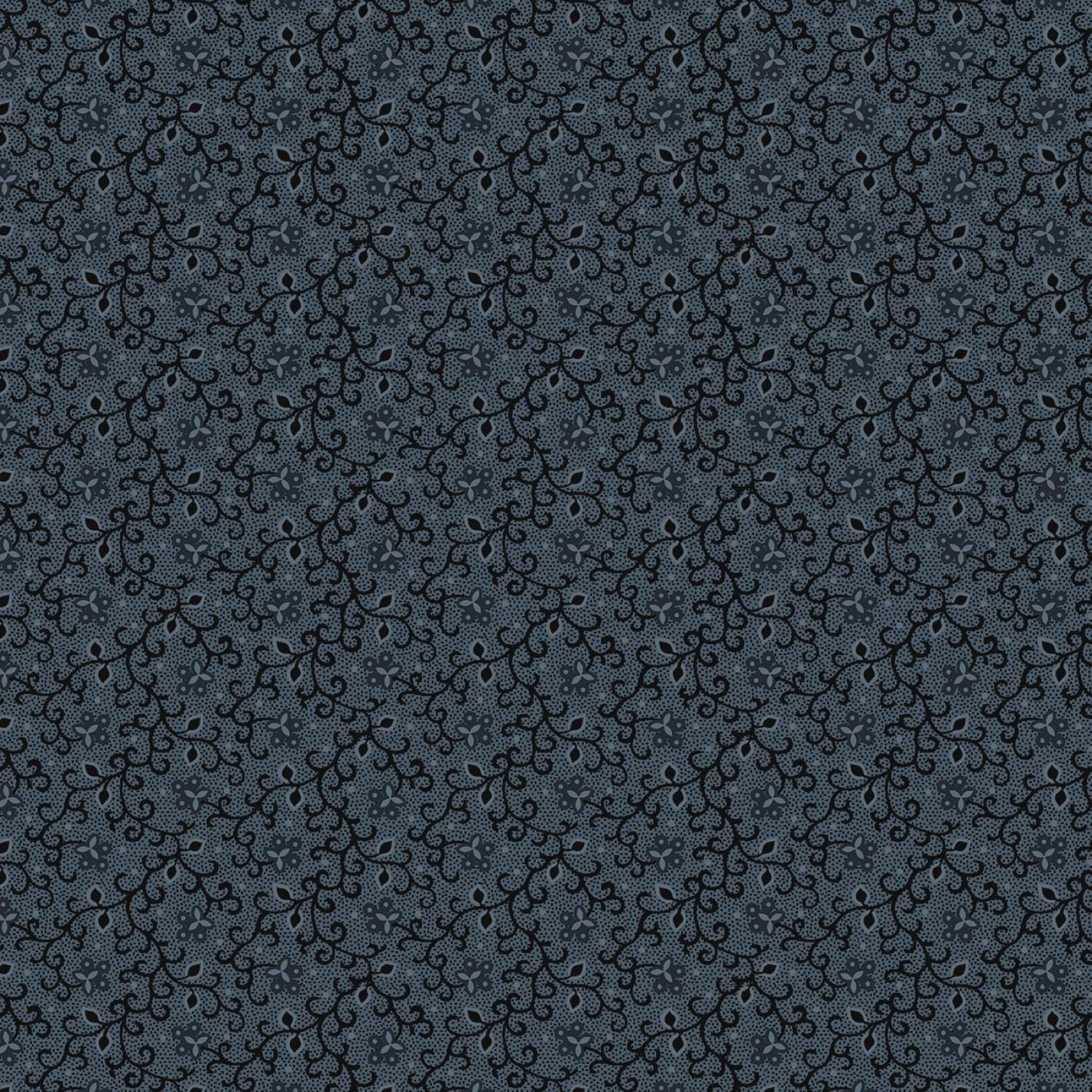 Prairie Dry Goods 2 by Pam Buda Navy Village Vine # R171646D-NAVY