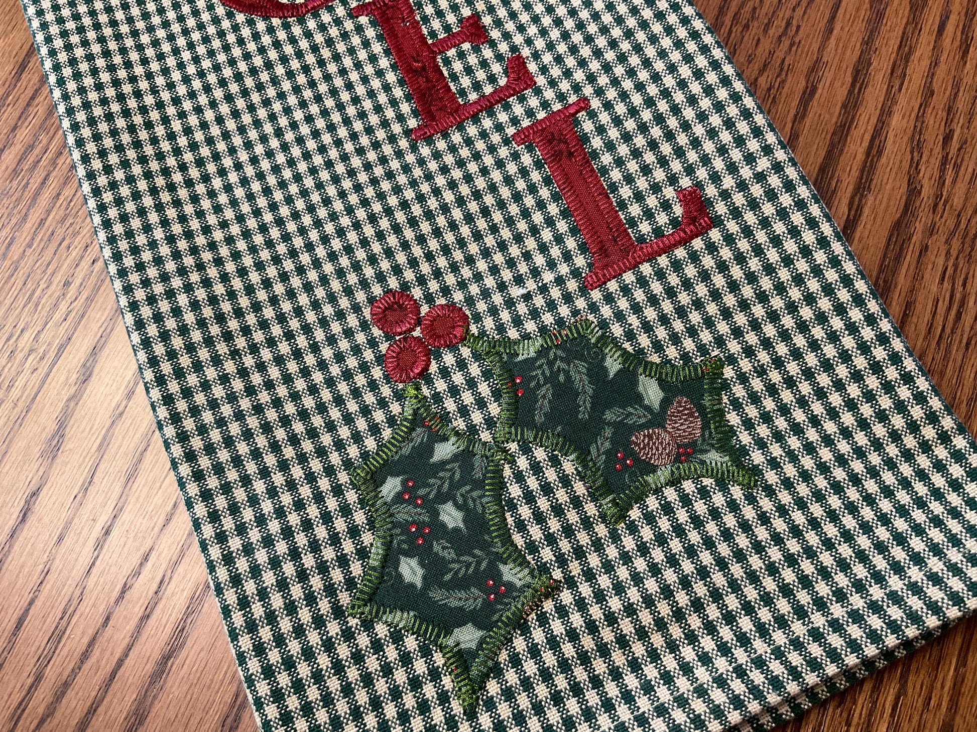 Christmas Primitive Farmhouse Towel Item #1992