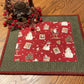 Primitive Farmhouse Christmas Table Topper Item #1994