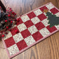 Christmas Primitive Farmhouse Table Runner Item #1991