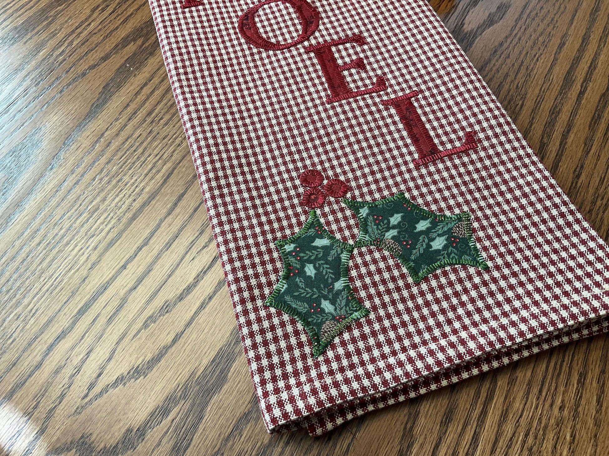 Christmas Primitive Farmhouse Towel Item #1993