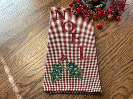 Christmas Primitive Farmhouse Towel Item #1995