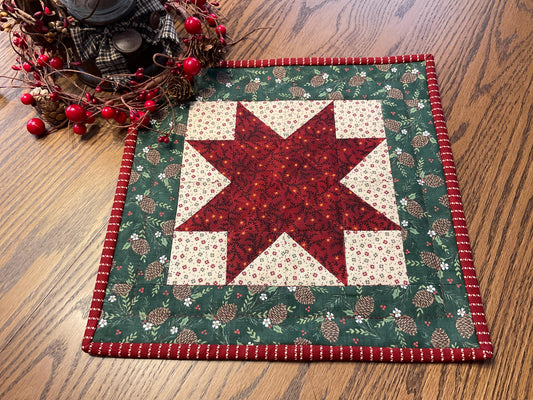 Primitive Farmhouse Christmas Table Topper Item #1997