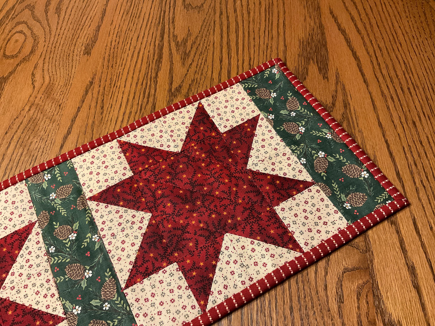 Primitive Farmhouse Christmas Table Runner Item #1998